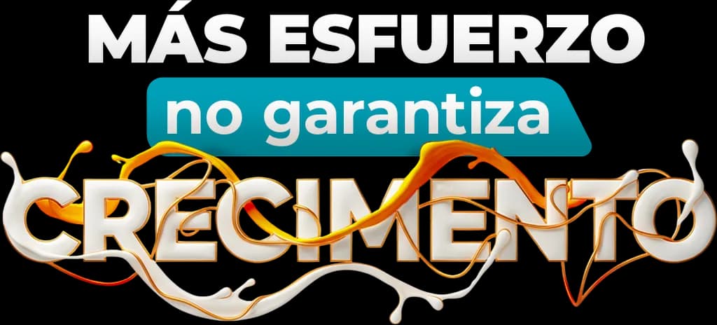 Más esfuerzo no garantiza crecimiento